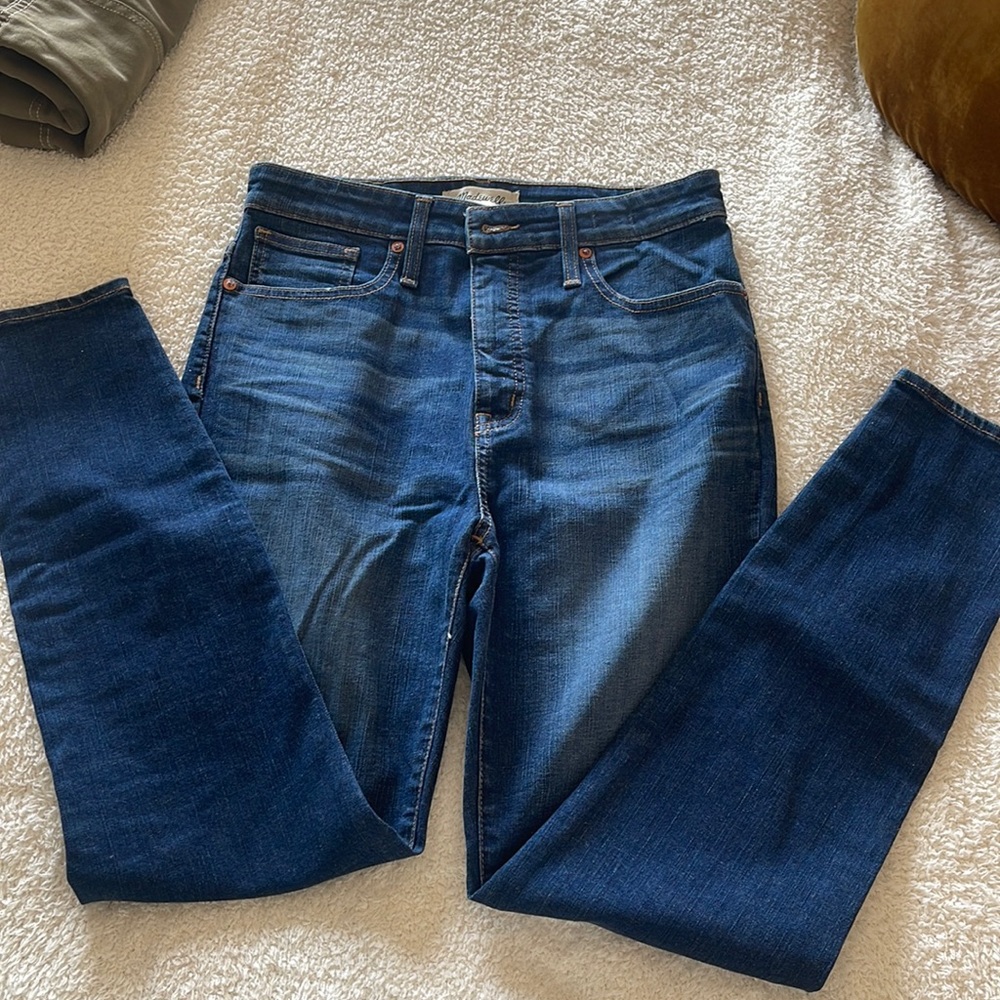 Madewell skinny dark wash